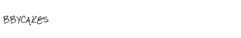 font BBYCAKES download