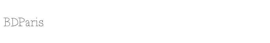 font BDParis download