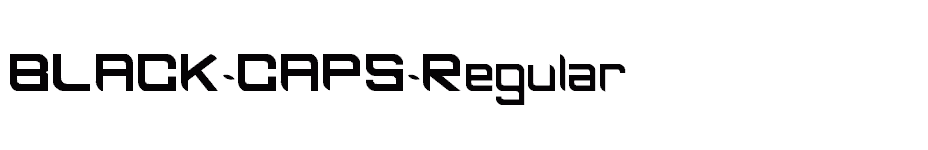 font BLACK-CAPS-Regular download