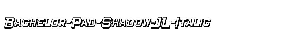 font Bachelor-Pad-Shadow-JL-Italic download