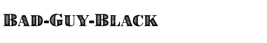 font Bad-Guy-Black download