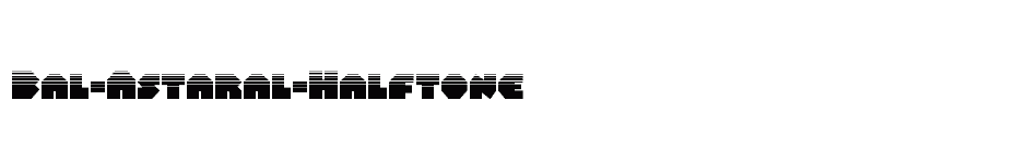 font Bal-Astaral-Halftone download