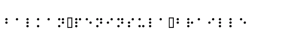 font Balkan-Peninsula-Braille download