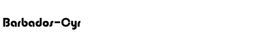 font Barbados-Cyr download