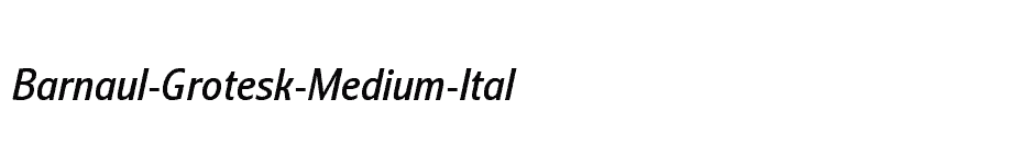 font Barnaul-Grotesk-Medium-Ital download