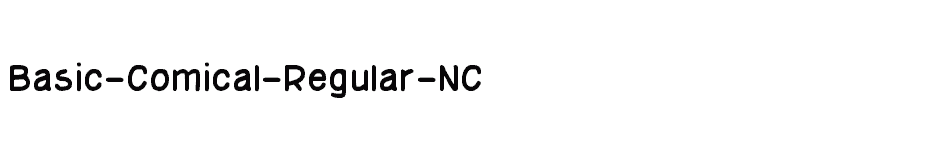 font Basic-Comical-Regular-NC download