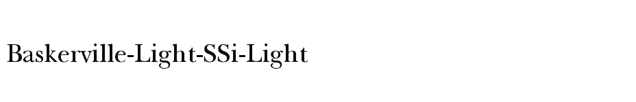 font Baskerville-Light-SSi-Light download