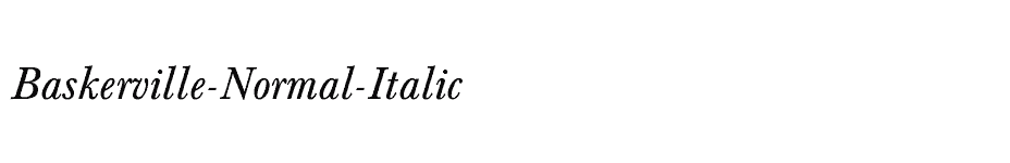 font Baskerville-Normal-Italic download