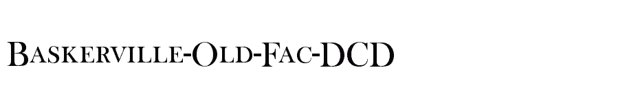 font Baskerville-Old-Fac-DCD download