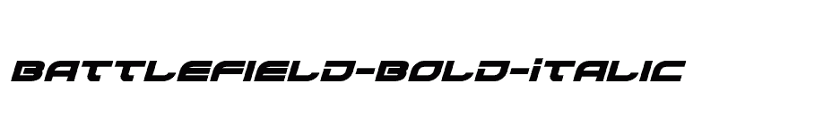 font Battlefield-Bold-Italic download
