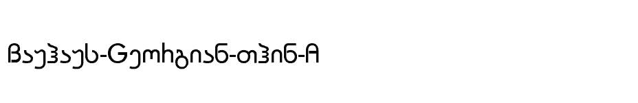 font Bauhaus-Georgian-Thin-A download