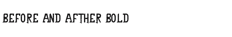 font Before-and-afther-Bold download