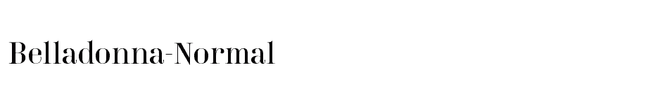 font Belladonna-Normal download
