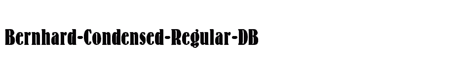 font Bernhard-Condensed-Regular-DB download