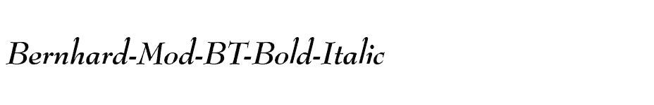 font Bernhard-Mod-BT-Bold-Italic download