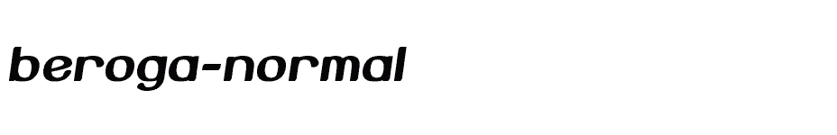 font Beroga-Normal download