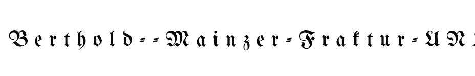 font Berthold--Mainzer-Fraktur-UNZ1A-Italic download