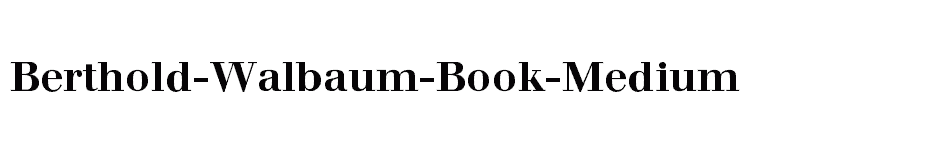 font Berthold-Walbaum-Book-Medium download