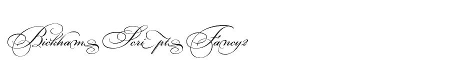 font Bickham-Script-Fancy2 download