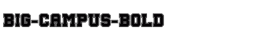 font Big-Campus-Bold download