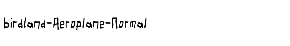 font Birdland-Aeroplane-Normal download