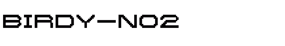font Birdy-No2 download