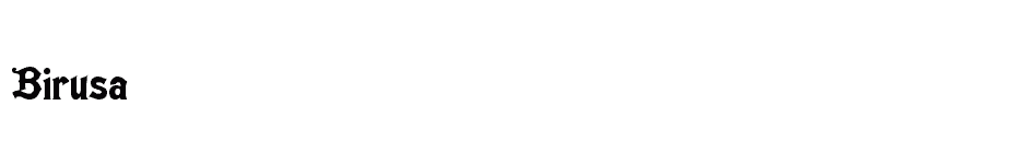 font Birusa download
