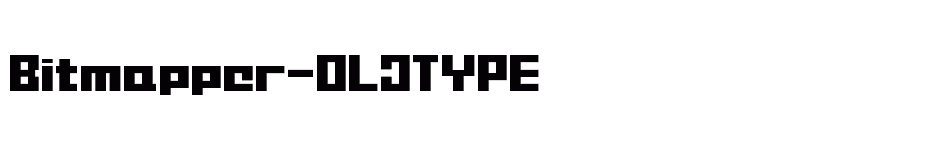 font Bitmapper-OLDTYPE download