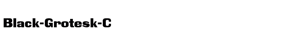 font Black-Grotesk-C download