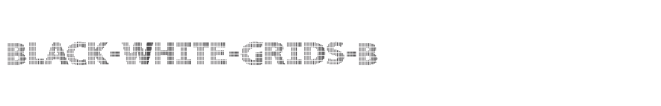 font Black-White-Grids-B download