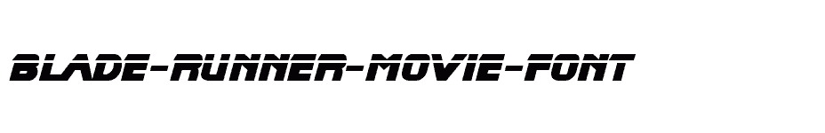 font Blade-Runner-Movie-Font download