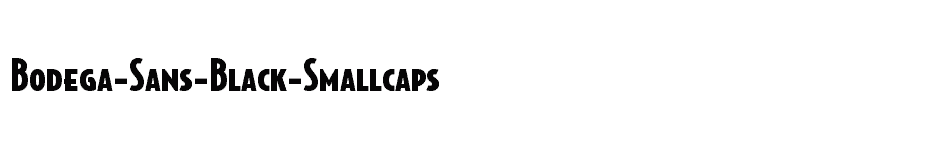 font Bodega-Sans-Black-Smallcaps download