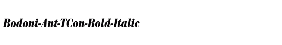 font Bodoni-Ant-TCon-Bold-Italic download