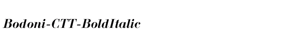 font Bodoni-CTT-BoldItalic download