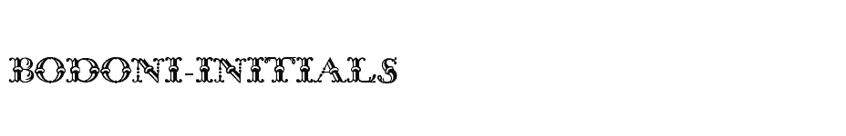 font Bodoni-Initials download