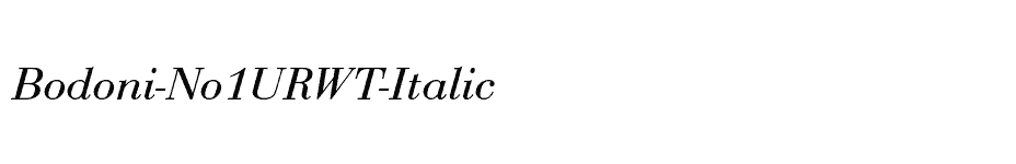 font Bodoni-No1URWT-Italic download