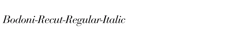 font Bodoni-Recut-Regular-Italic download