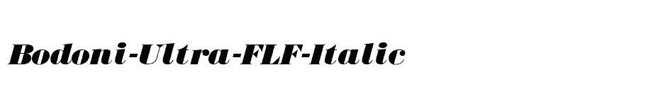 font Bodoni-Ultra-FLF-Italic download