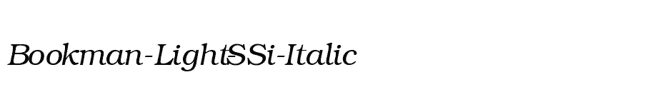 font Bookman-Light-SSi-Italic download