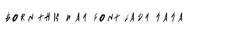 font Born-This-Way-FONT-(lady-gaga) download