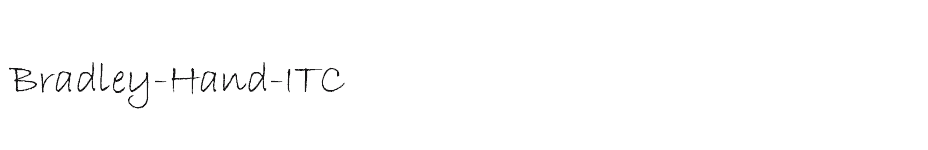 font Bradley-Hand-ITC download