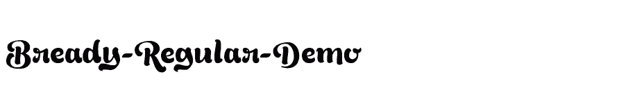 font Bready-Regular-Demo download