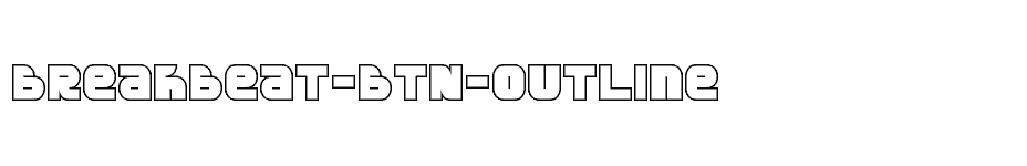 font Breakbeat-BTN-Outline download