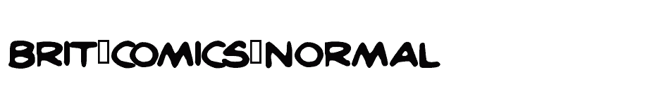 font Brit-Comics-Normal download