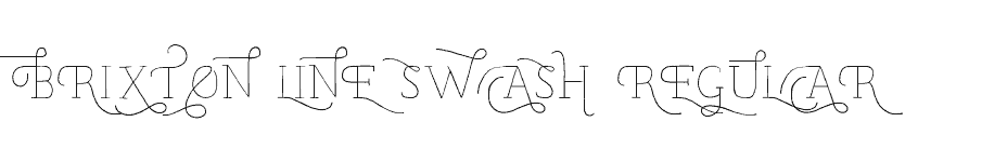 font Brixton-Line-Swash-Regular download