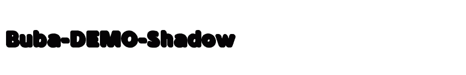 font Buba-DEMO-Shadow download