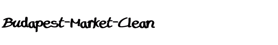 font Budapest-Market-Clean download