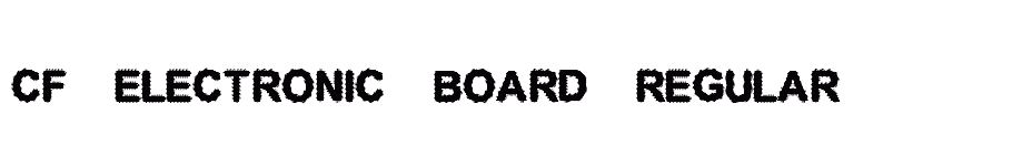 font CF-Electronic-Board-Regular download