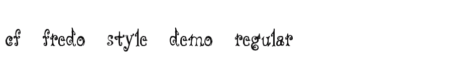 font CF-Fredo-Style-Demo-Regular download