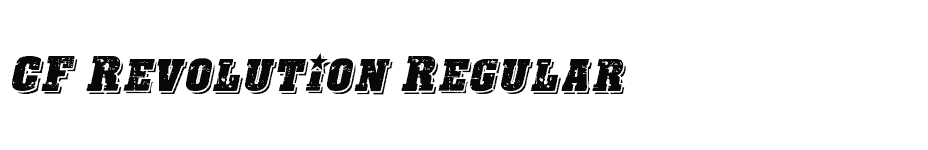 font CF-Revolution-Regular download